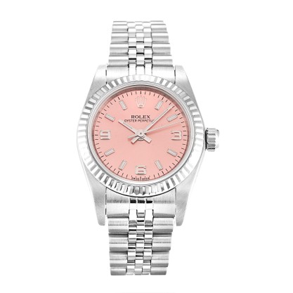 UK White Gold Rolex Replica Lady Oyster Perpetual 76094-26 MM